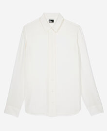 The Kooples FEMME ECRU chemise en soie écrue