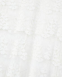 The Kooples FEMME ECRU jupe longue en dentelle écrue