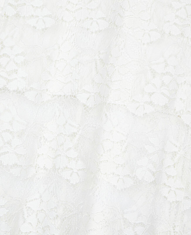 The Kooples FEMME ECRU jupe longue en dentelle écrue