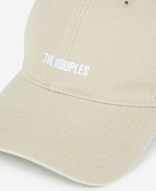 The Kooples MIXTE BEIGE TAUPE casquette logo brodé beige