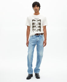 The Kooples MIXTE ECRU t-shirt mixte the doors x the kooples écru