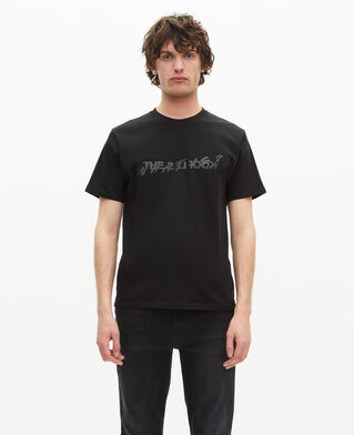 The Kooples MEN BLACK men's black what is t-shirt