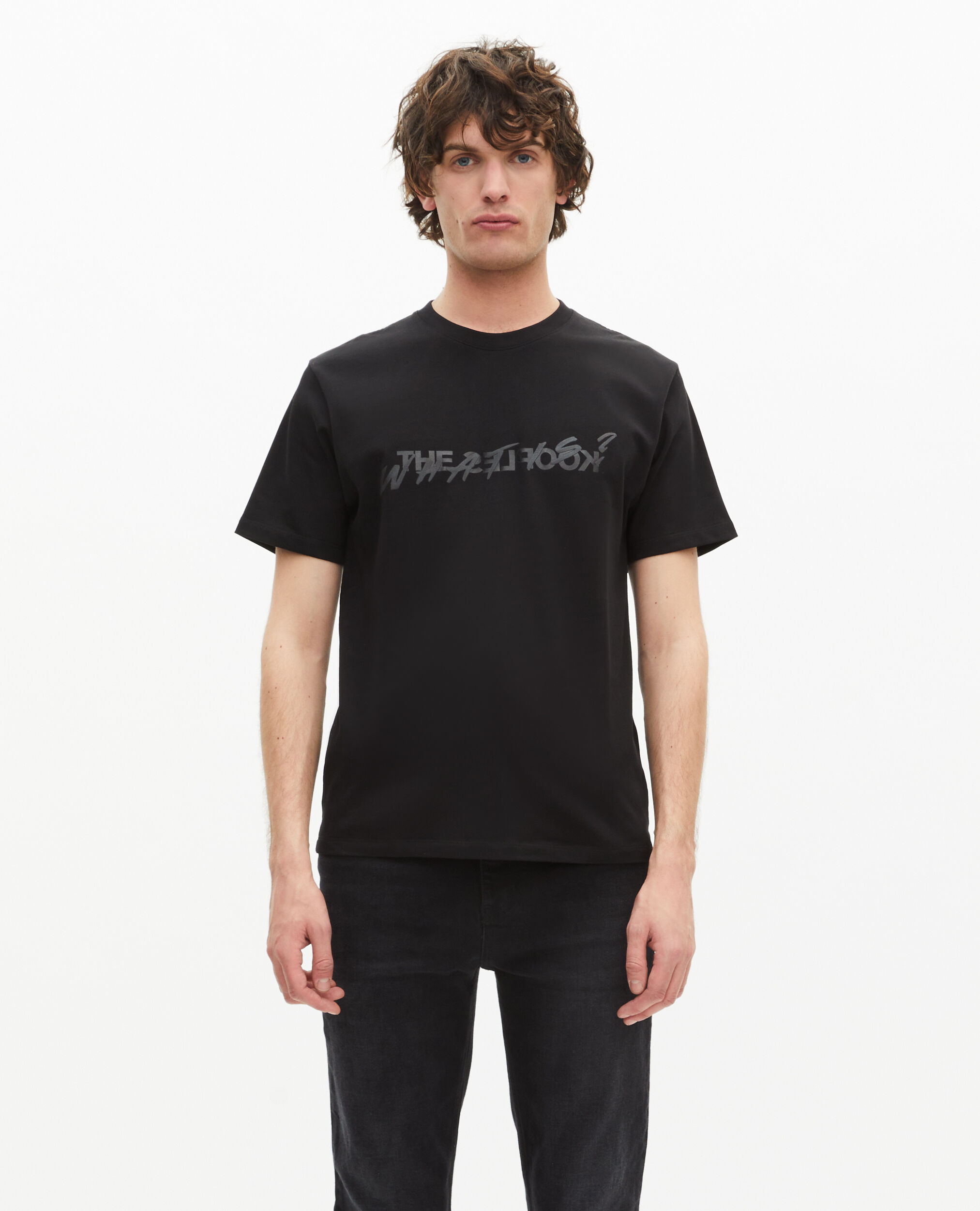 T-shirt What is noir, BLACK, hi-res image number null