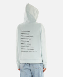 The Kooples FEMME BABY BLUE sweatshirt à capuche what is bleu clair