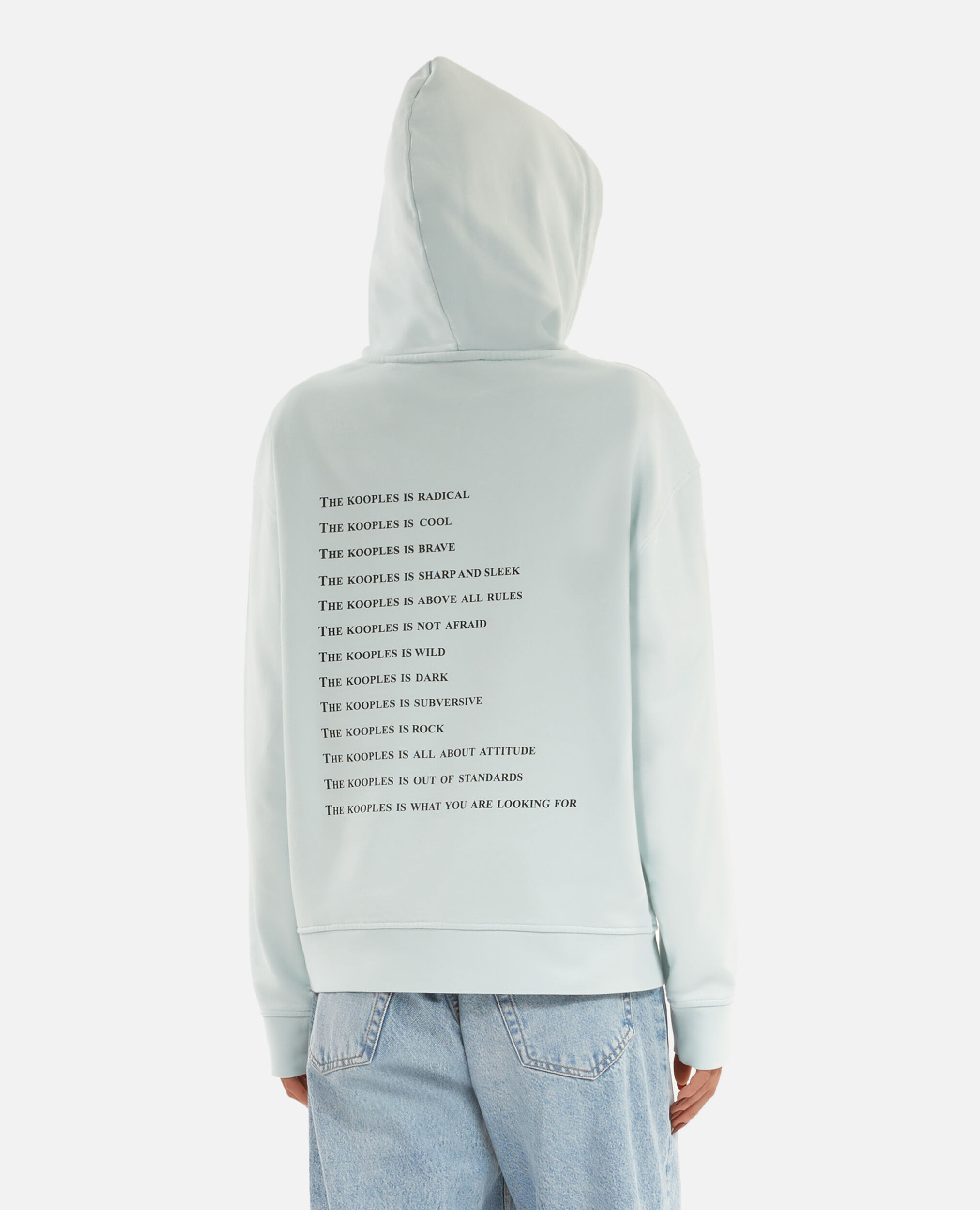Sweatshirt à capuche What is bleu clair, BABY BLUE, hi-res image number null