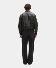The Kooples HOMME DARK BROWN blouson en cuir marron