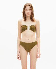 The Kooples FEMME KAKI haut de maillot de bain the kooples x luz bandeau kaki