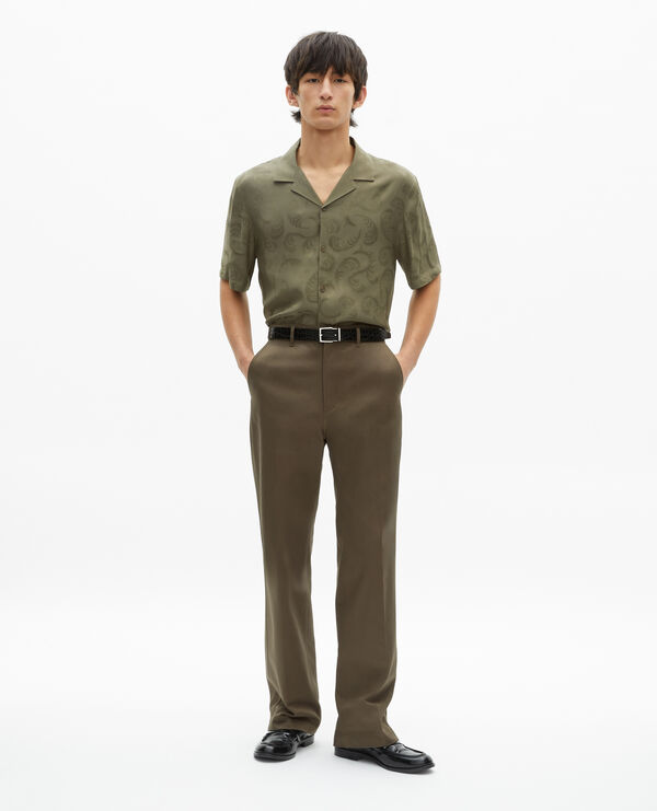 The Kooples HOMME BROWN pantalon droit marron