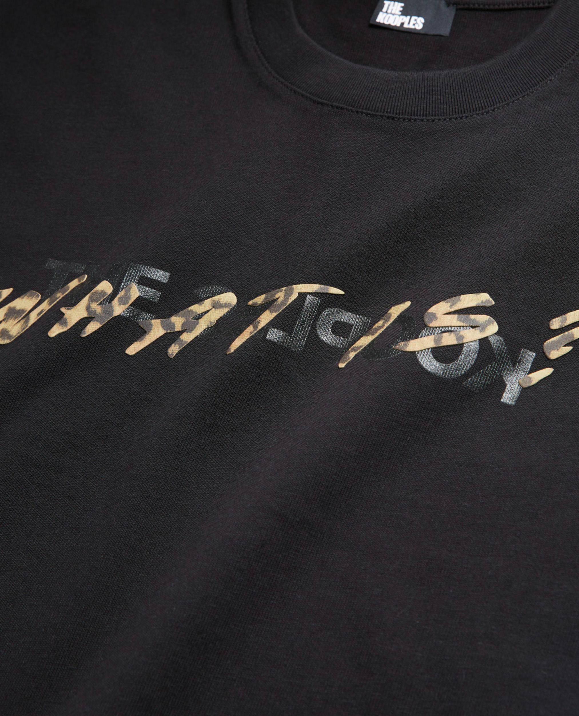 T-shirt What is noir et léopard, BLACK, hi-res image number null
