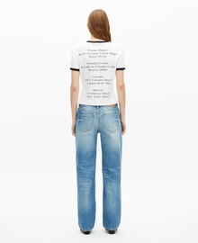 The Kooples FEMME WHITE t-shirt avec sérigraphie blanc