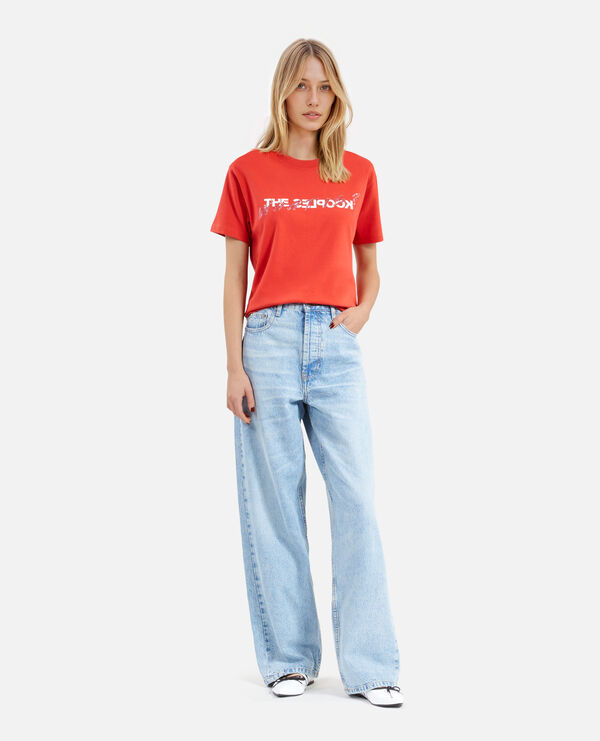 The Kooples FEMME RED t-shirt what is rouge