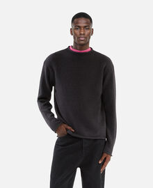 The Kooples HOMME MIDDLE GREY MEL pull en laine gris