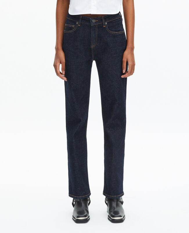 The Kooples FEMME BLUE ELECTRIC jean droit bleu foncé