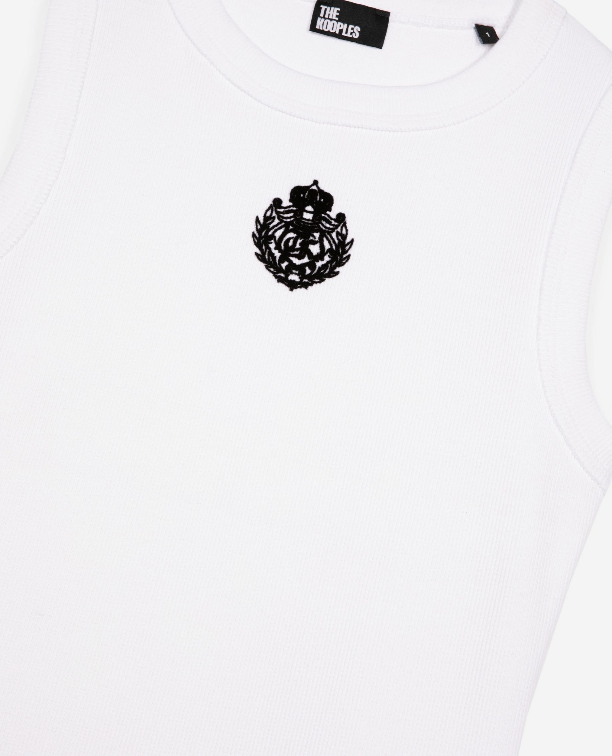 Robe courte avec logo blanche, WHITE, hi-res image number null