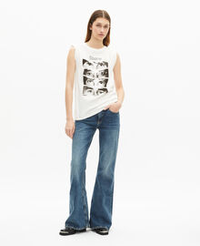 The Kooples MIXTE ECRU t-shirt mixte the doors x the kooples écru