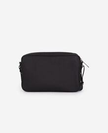 The Kooples HOMME BLACK sac messenger medium en cuir noir