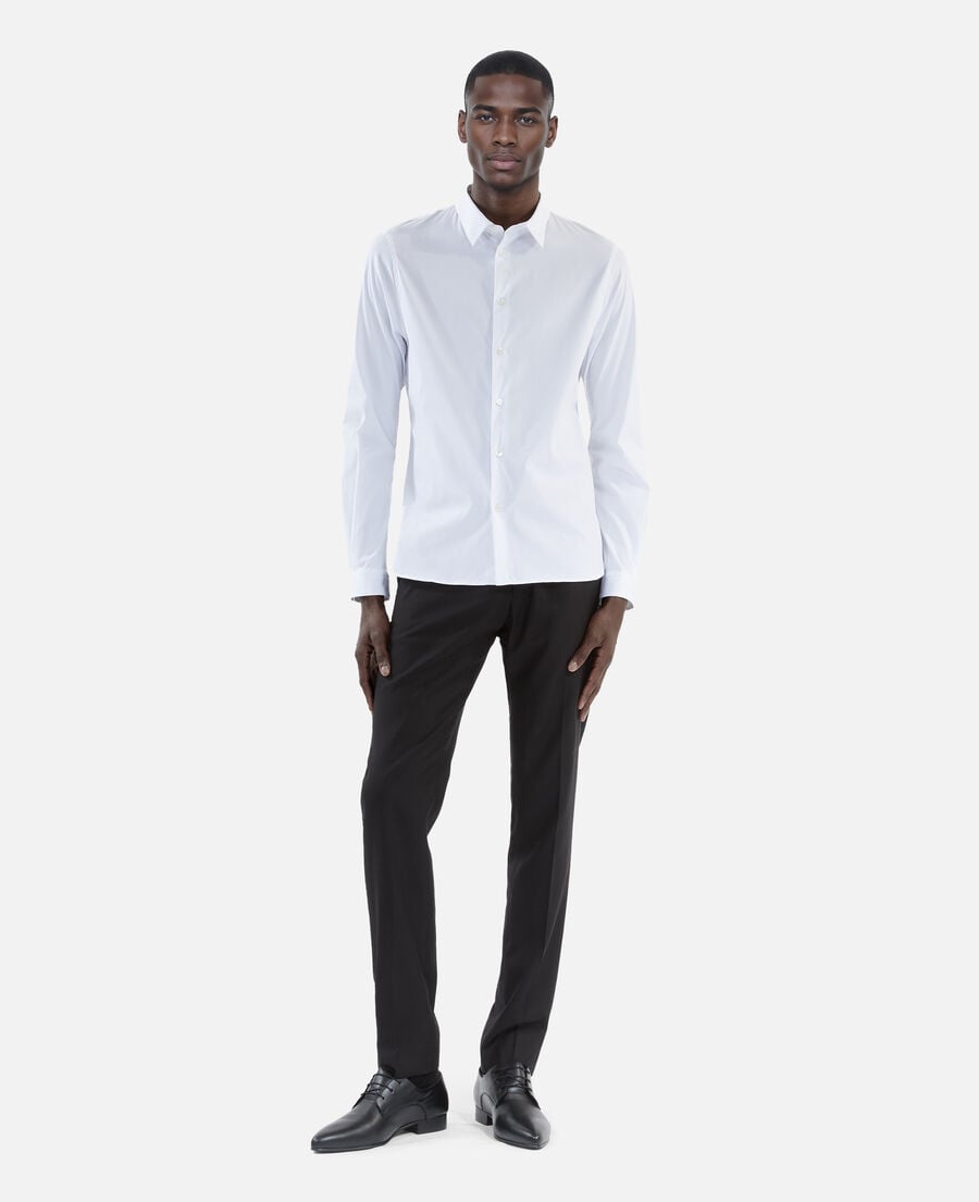 The Kooples HOMBRE WHITE camisa formal blanca popelina