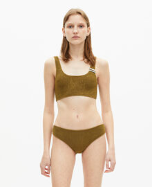 The Kooples FEMME KAKI haut de maillot de bain the kooples x luz brassière kaki