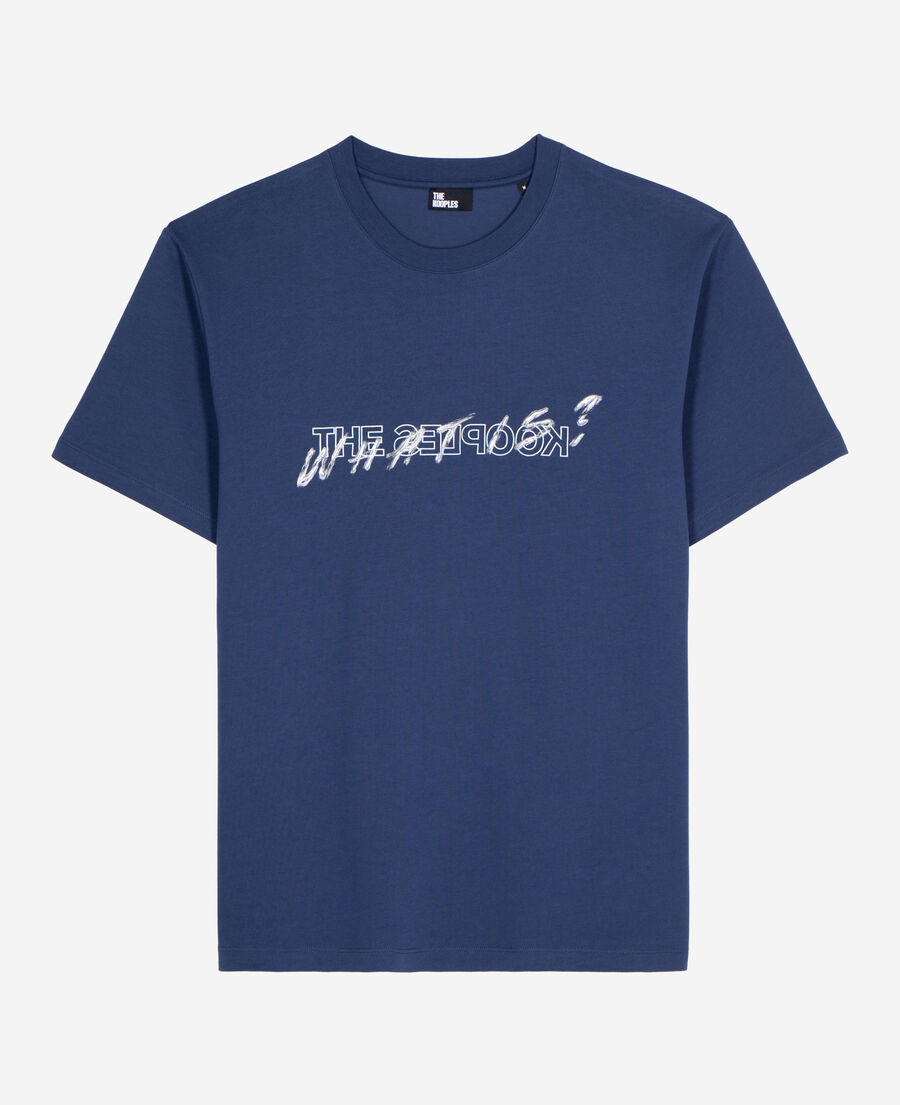 The Kooples MEN DARK NAVY what is navy blue t-shirt