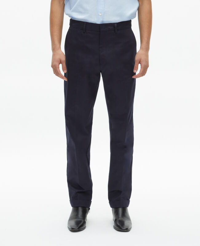 The Kooples HOMME DARK NAVY pantalon ajusté marine