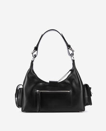 The Kooples FEMME BLACK sac amelia en cuir lisse noir