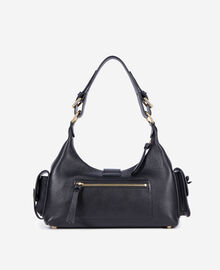 The Kooples FEMME BLACK sac amelia en cuir grainé noir