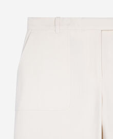 The Kooples FEMME ECRU pantalon large en coton ecru