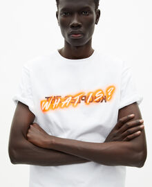 The Kooples HOMME WHITE t-shirt what is néon blanc