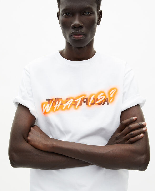 The Kooples HOMME WHITE t-shirt what is néon blanc