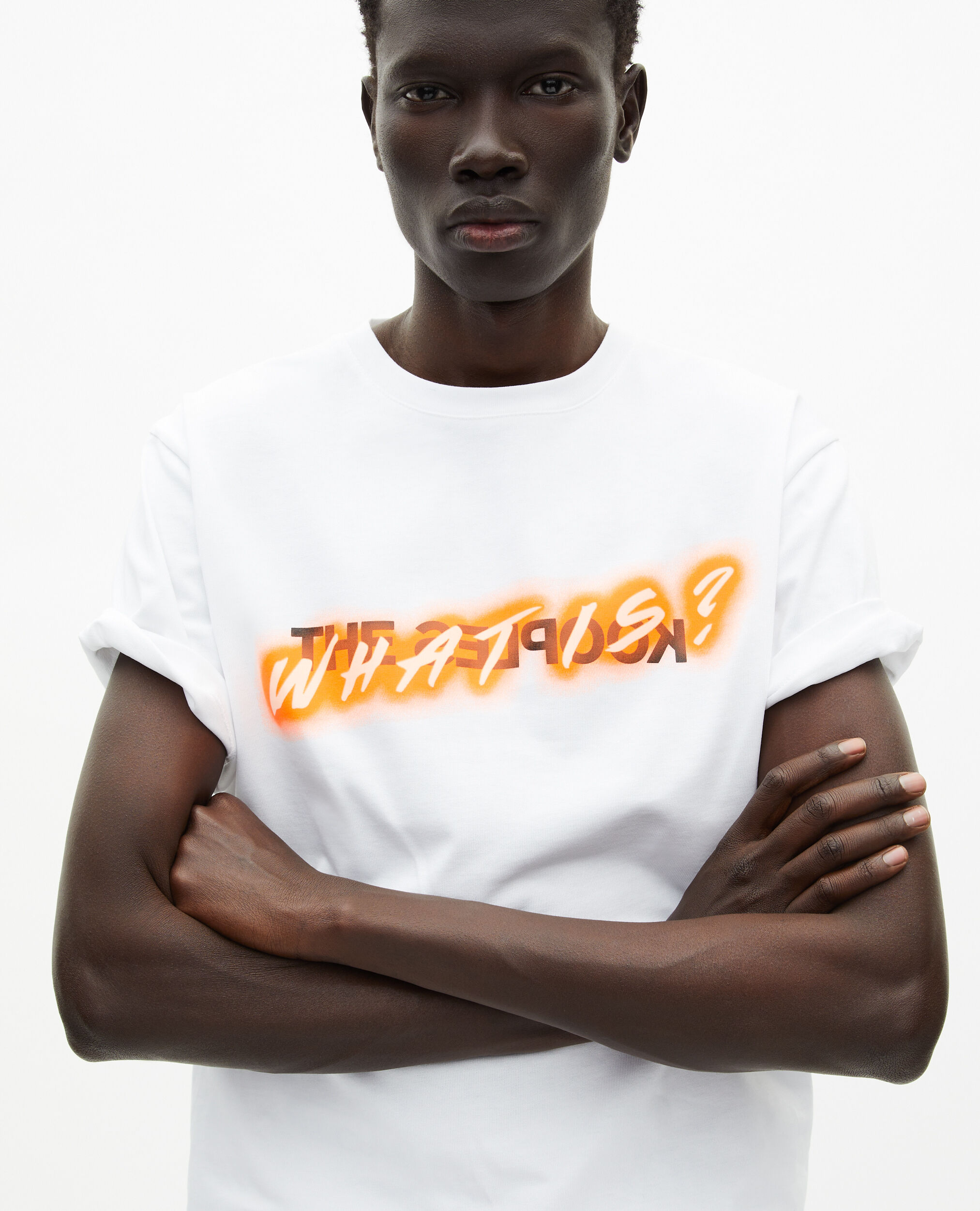 T-shirt What is néon blanc, WHITE, hi-res image number null