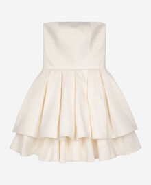 The Kooples FEMME ECRU robe bustier courte écrue