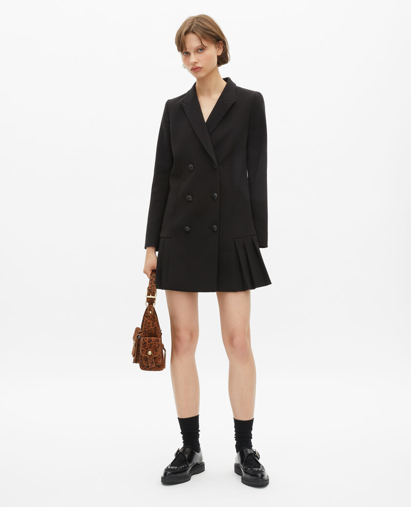 The Kooples MUJER BLACK vestido corto negro