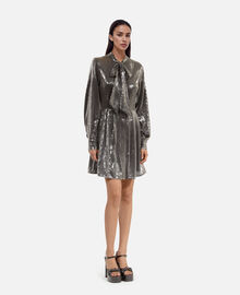The Kooples FEMME GREY robe courte à sequins grise