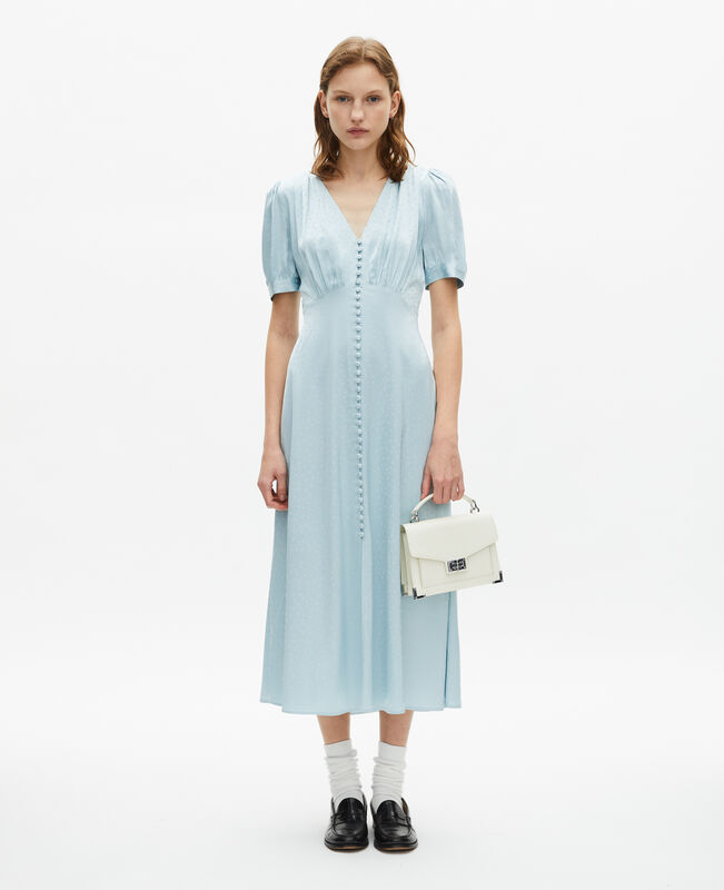 The Kooples FEMME WHITE sac emily small en cuir grainé blanc