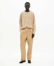 The Kooples HOMME BEIGE pantalon à pinces beige
