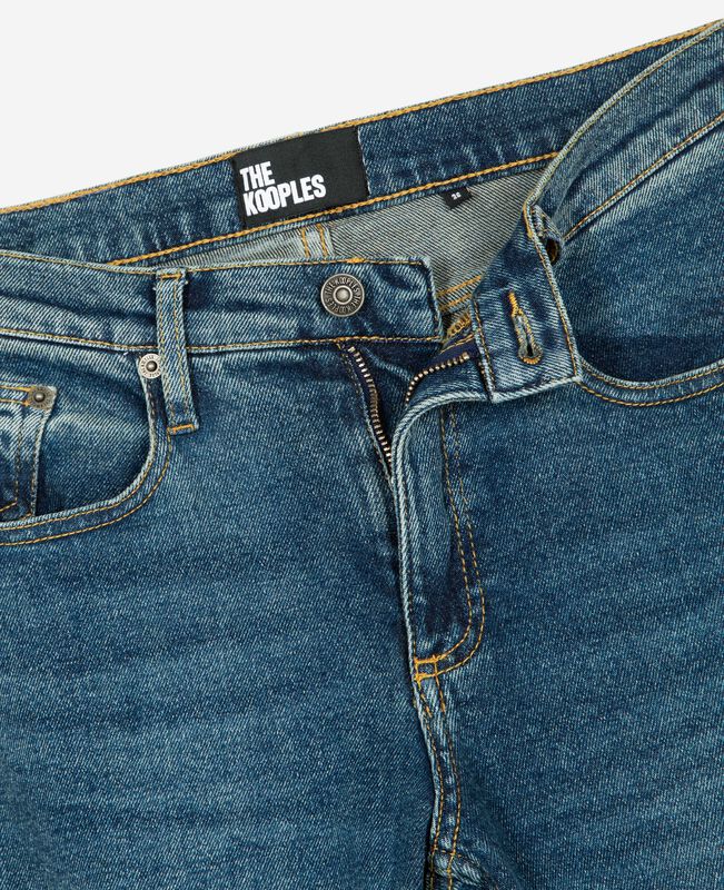 The Kooples FEMME VINTAGE BLUE jean flare bleu