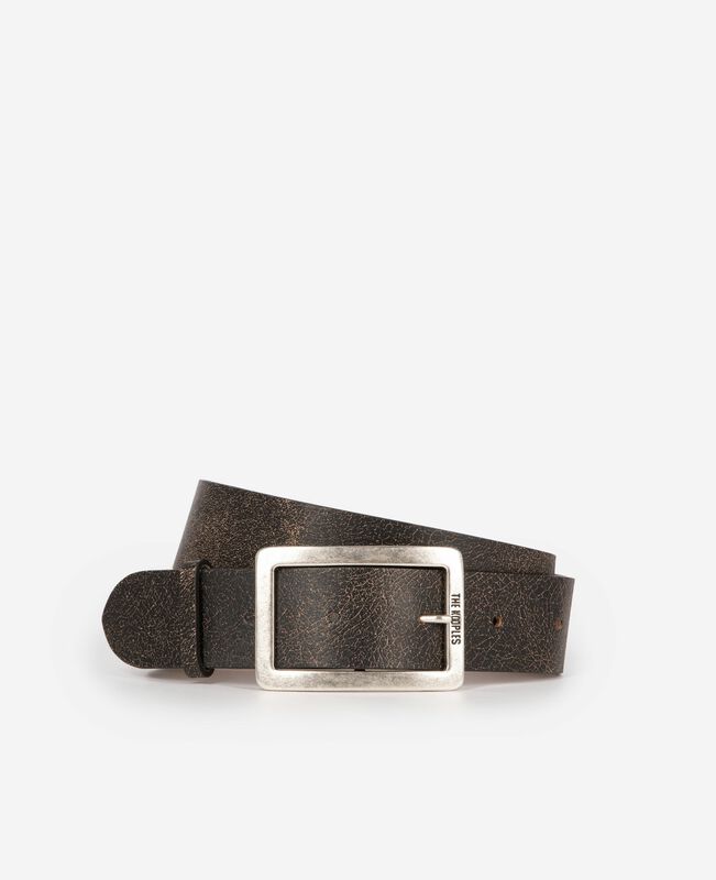 The Kooples HOMME BROWN ceinture en cuir marron