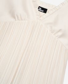 The Kooples FEMME ECRU caraco plissé ecru
