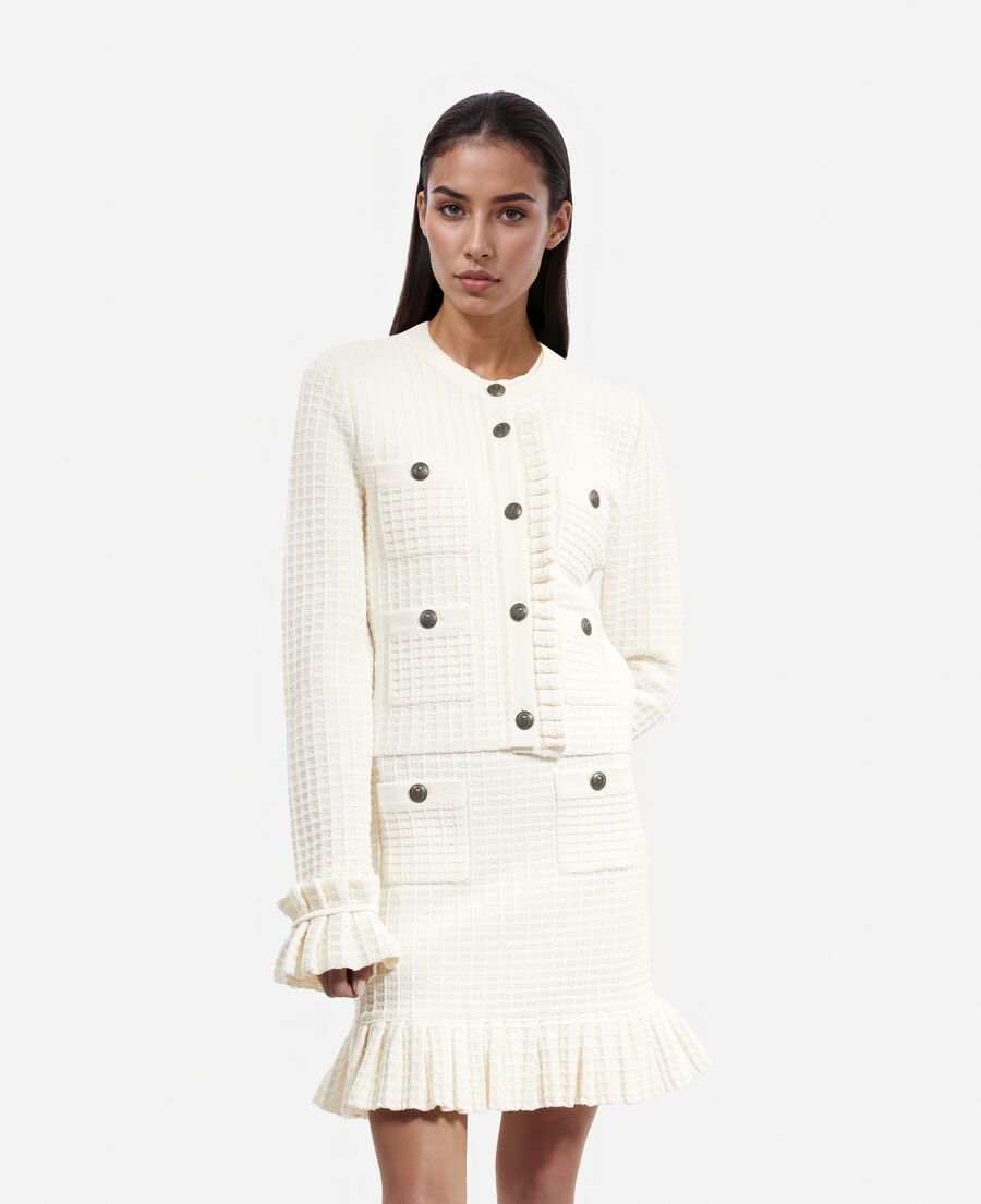 The Kooples WOMEN ECRU ecru cardigan