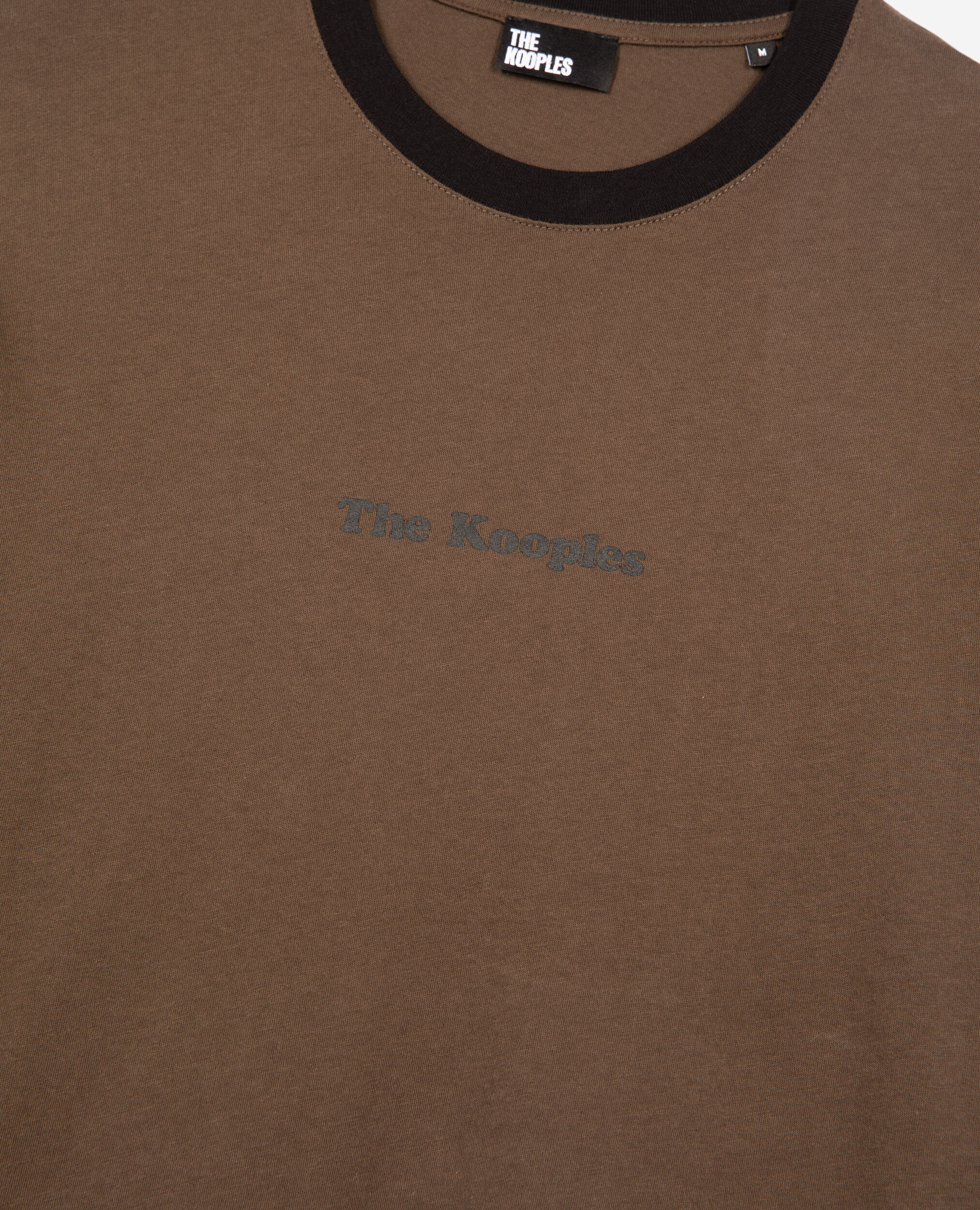T-shirt avec logo marron, DARK BROWN, hi-res image number null