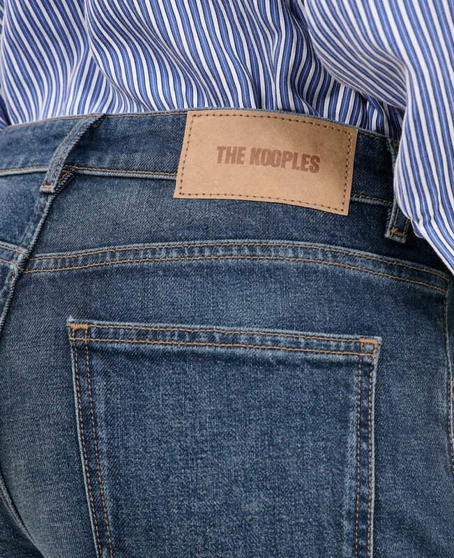 The Kooples FEMME BLUE ELECTRIC jean taille basse flare bleu