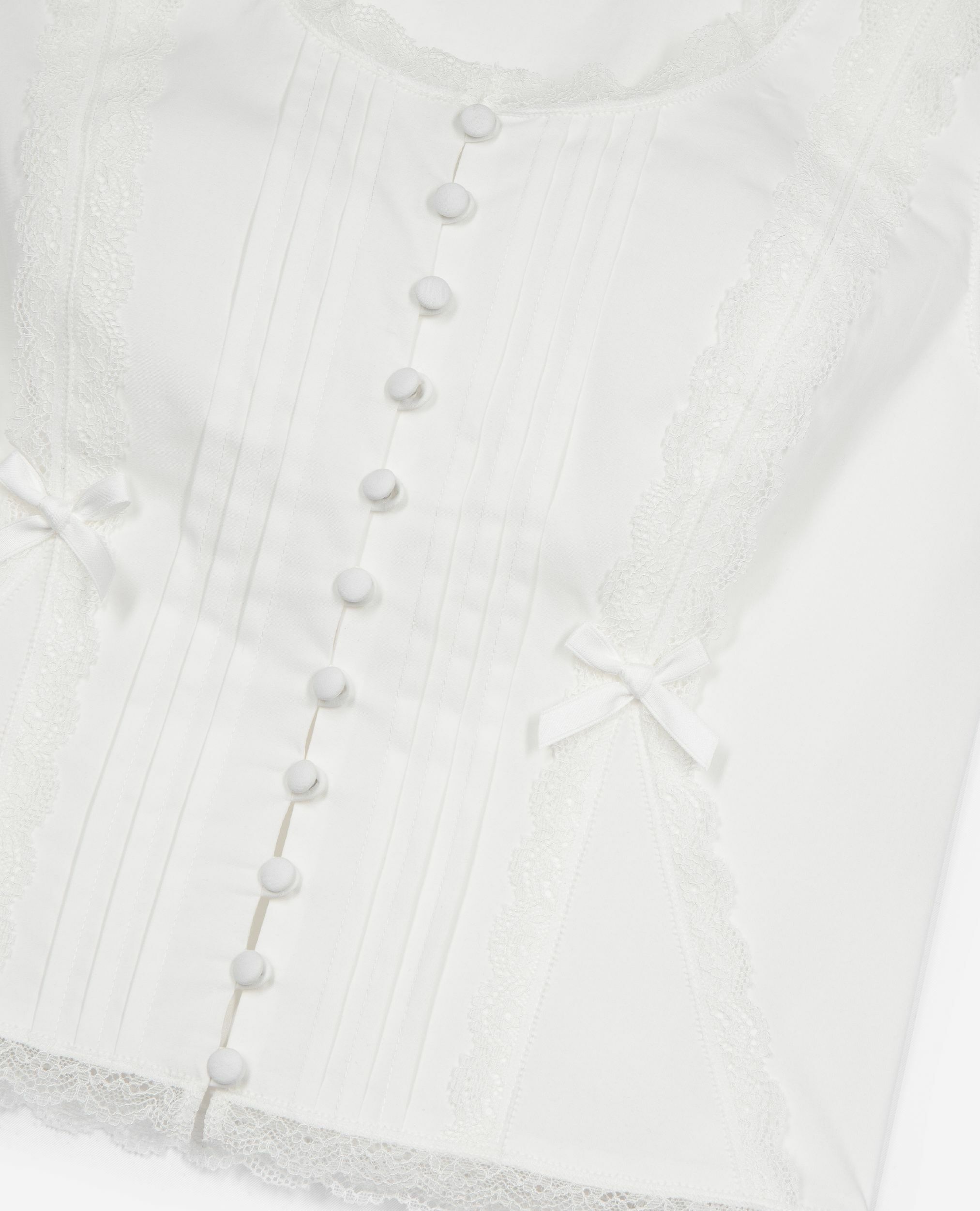 Top avec dentelle écru, ECRU, hi-res image number null