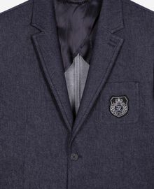 The Kooples HOMME NAVY veste de costume effet denim bleue