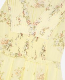 The Kooples FEMME YELLOW robe longue imprimé fleuri jaune
