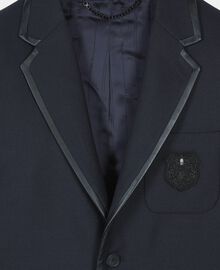 The Kooples HOMME DARK NAVY veste en laine mélangée bleu marine
