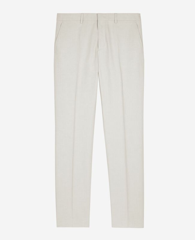 The Kooples HOMME ECRU pantalon de costume écru