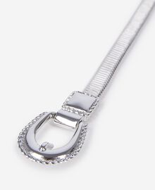 The Kooples FEMME SILVER ceinture fine en métallerie argentée
