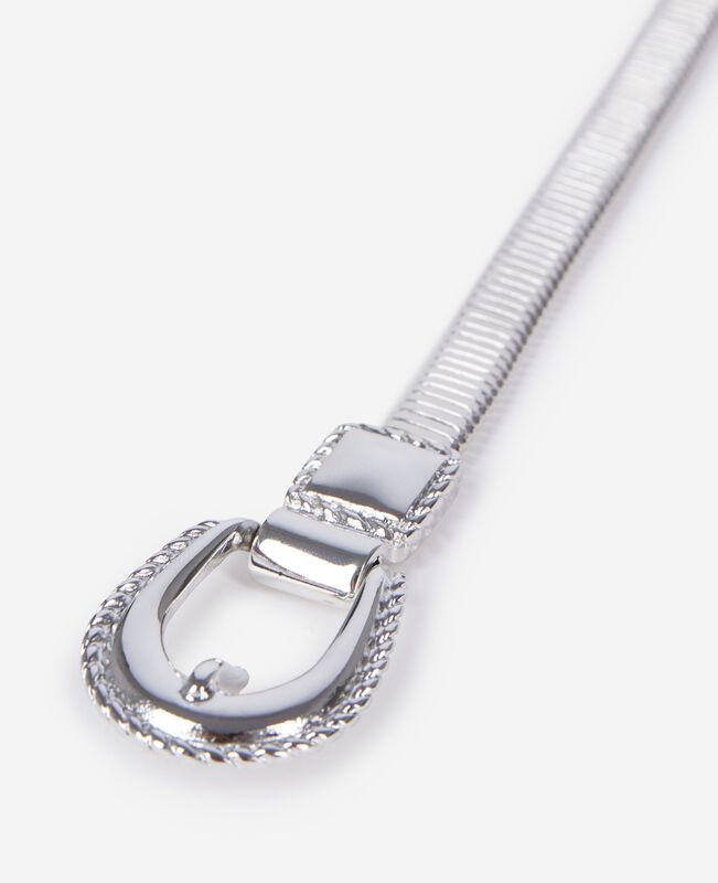 The Kooples FEMME SILVER ceinture fine en métallerie argentée