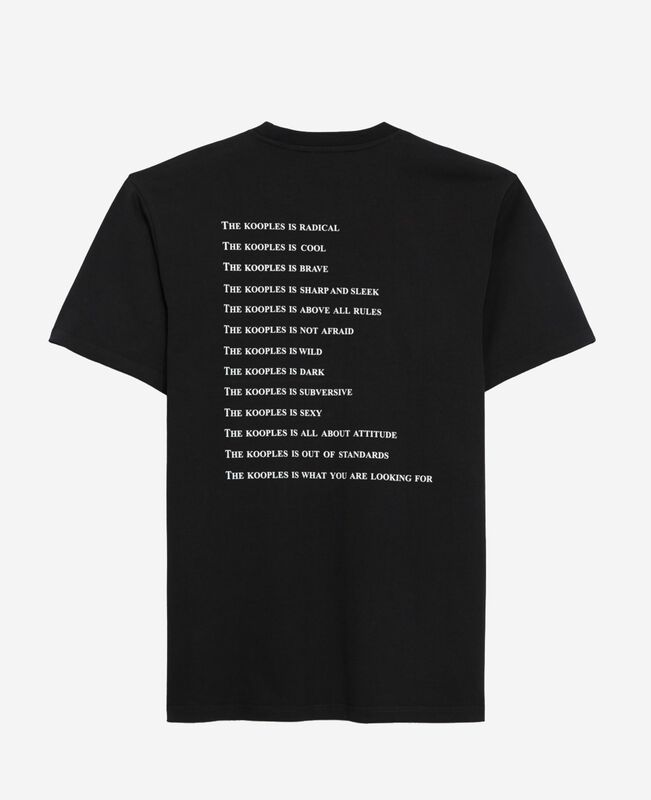 The Kooples HOMME BLACK t-shirt what is noir