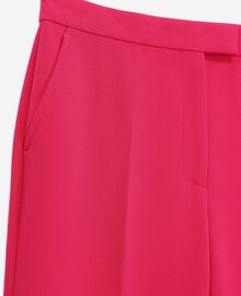 The Kooples FEMME PINK pantalon tailleur rose en crêpe